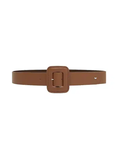 Weekend Max Mara Women's Shiny Nappa Leather Belt - Tobacco | Thumbnail 1 Weekend Max Mara Women's Shiny Nappa Leather Belt - Tobacco | Thumbnail 1