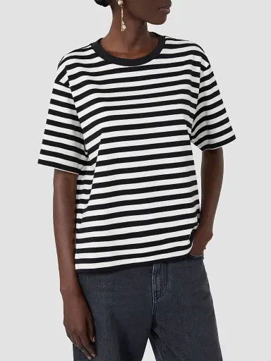 Weekend Max Mara Women's Jersey Boxy T-Shirt - Black - Size XL | Thumbnail 4 Weekend Max Mara Women's Jersey Boxy T-Shirt - Black - Size XL | Thumbnail 4