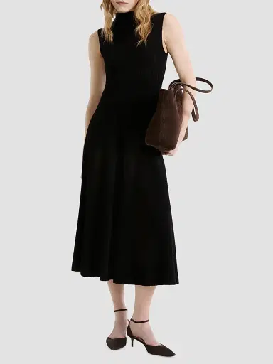 Marella Women's Sleeveless Ribbed Knit Dress | Thumbnail 2 Marella Women's Sleeveless Ribbed Knit Dress | Thumbnail 2