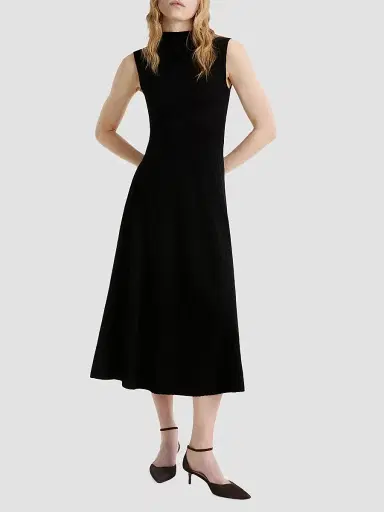 Marella Women's Sleeveless Ribbed Knit Dress | Thumbnail 3 Marella Women's Sleeveless Ribbed Knit Dress | Thumbnail 3