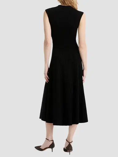Marella Women's Sleeveless Ribbed Knit Dress | Thumbnail 4 Marella Women's Sleeveless Ribbed Knit Dress | Thumbnail 4
