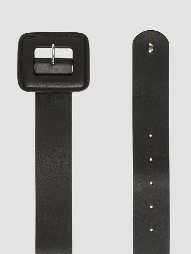 Weekend Max Mara Women's Shiny Nappa Leather Belt - Black | Thumbnail 2 Weekend Max Mara Women's Shiny Nappa Leather Belt - Black | Thumbnail 2