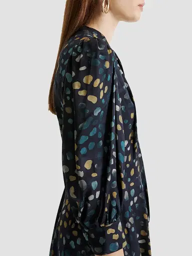 Marella Women's Shirt Dress with Ribbon Ties | Thumbnail 5 Marella Women's Shirt Dress with Ribbon Ties | Thumbnail 5
