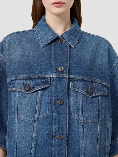 Weekend Max Mara Women's Cotton Denim Jacket - Navy | Thumbnail 6 Weekend Max Mara Women's Cotton Denim Jacket - Navy | Thumbnail 6