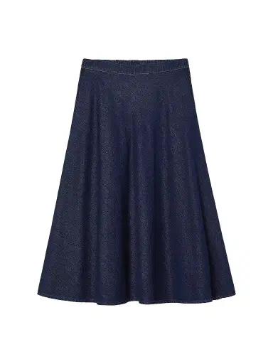 Marina Rinaldi Women's Embroidered Denim Skirt - Midnight Blue - Size 20 | Thumbnail 1 Marina Rinaldi Women's Embroidered Denim Skirt - Midnight Blue - Size 20 | Thumbnail 1