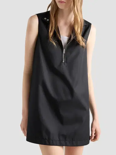 Prada Women's Sleeveless Nylon Dress - Black - Size 10 | Thumbnail 3 Prada Women's Sleeveless Nylon Dress - Black - Size 10 | Thumbnail 3