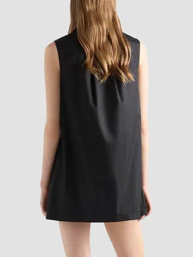 Prada Women's Sleeveless Nylon Dress - Black - Size 10 | Thumbnail 4 Prada Women's Sleeveless Nylon Dress - Black - Size 10 | Thumbnail 4