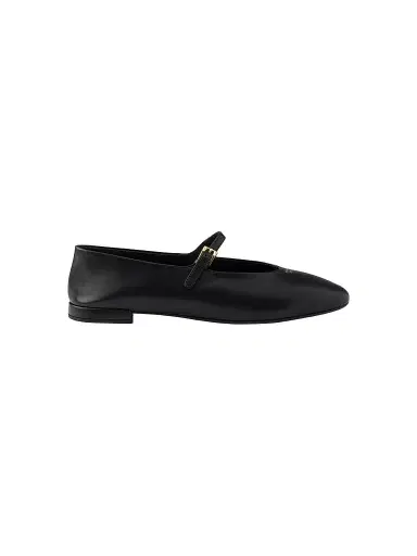 Prada Women's Leather Ballerinas - Black | Thumbnail 1 Prada Women's Leather Ballerinas - Black | Thumbnail 1
