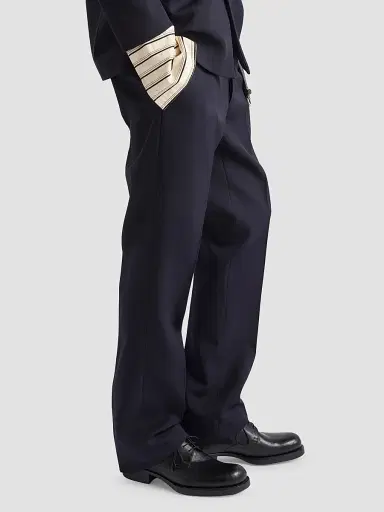 Prada Men's Wool Pants | Thumbnail 3 Prada Men's Wool Pants | Thumbnail 3
