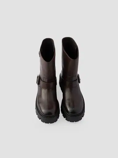 Prada Women's Leather Booties | Thumbnail 3 Prada Women's Leather Booties | Thumbnail 3