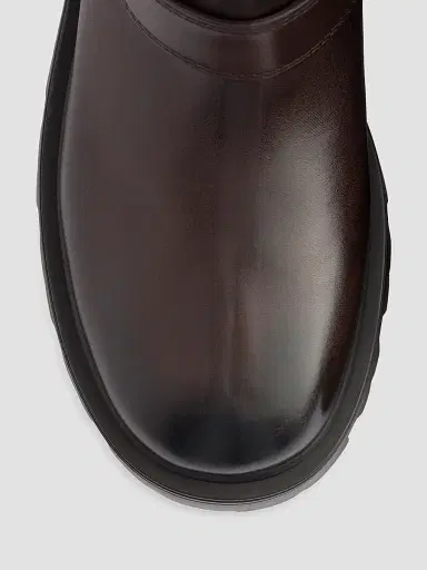 Prada Women's Leather Booties | Thumbnail 4 Prada Women's Leather Booties | Thumbnail 4