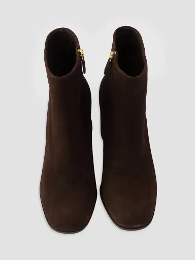 Prada Women's Suede Booties - Brown - Size 10.5 | Thumbnail 2 Prada Women's Suede Booties - Brown - Size 10.5 | Thumbnail 2