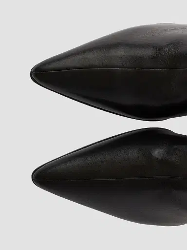 Prada Women's Stretch Nappa Leather Booties - Black - Size 12 | Thumbnail 4 Prada Women's Stretch Nappa Leather Booties - Black - Size 12 | Thumbnail 4