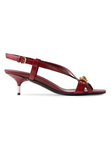 Versace Women's Medusa 50MM Leather Sandals | Thumbnail 1 Versace Women's Medusa 50MM Leather Sandals | Thumbnail 1