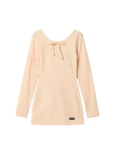 Miu Miu Women's Stretch Poplin Mini Dress - Beige | Thumbnail 1 Miu Miu Women's Stretch Poplin Mini Dress - Beige | Thumbnail 1
