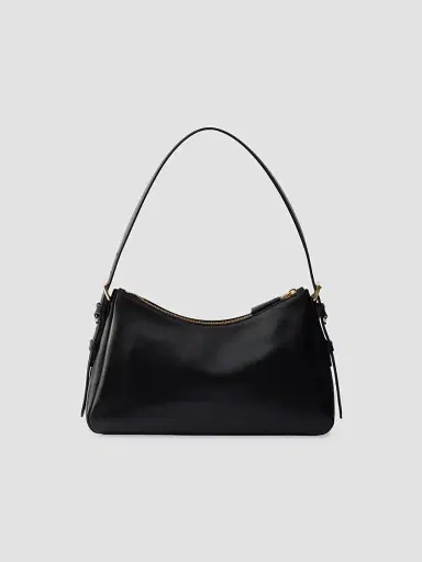 Prada Women's Aimée Medium Leather Shoulder Bag - Black | Thumbnail 3 Prada Women's Aimée Medium Leather Shoulder Bag - Black | Thumbnail 3
