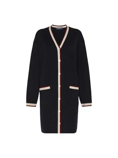 Max Mara Women's Long Wool Yarn Cardigan | Thumbnail 1 Max Mara Women's Long Wool Yarn Cardigan | Thumbnail 1