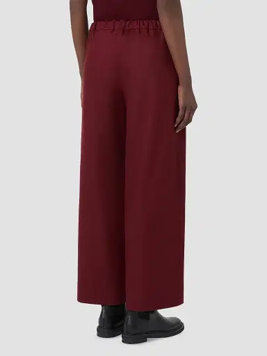 Max Mara Women's Stretch Wool Joggers Style Trousers | Thumbnail 4 Max Mara Women's Stretch Wool Joggers Style Trousers | Thumbnail 4