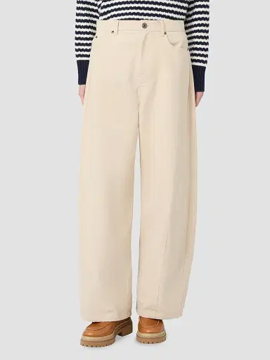 Weekend Max Mara Women's Cotton Drill Trousers - | Thumbnail 3 Weekend Max Mara Women's Cotton Drill Trousers - | Thumbnail 3