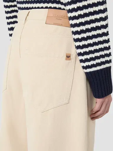 Weekend Max Mara Women's Cotton Drill Trousers - | Thumbnail 5 Weekend Max Mara Women's Cotton Drill Trousers - | Thumbnail 5
