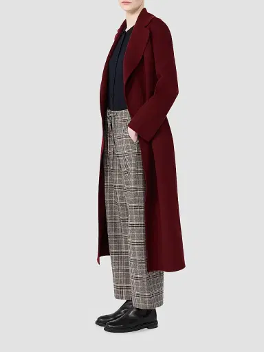 Max Mara Women's Chequered Flannel Joggers | Thumbnail 2 Max Mara Women's Chequered Flannel Joggers | Thumbnail 2