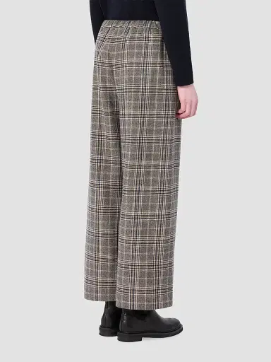 Max Mara Women's Chequered Flannel Joggers | Thumbnail 4 Max Mara Women's Chequered Flannel Joggers | Thumbnail 4