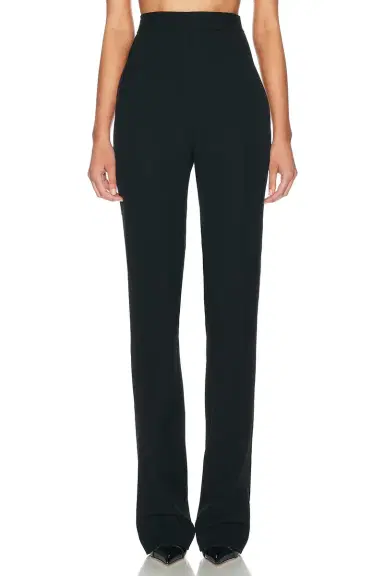Tom Ford High Waist Tailored Tuxedo Straight Pant | Thumbnail 2 Tom Ford High Waist Tailored Tuxedo Straight Pant | Thumbnail 2