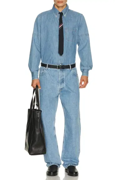 Thom Browne Japanese Selvedge Denim 5 Pocket Jeans | Thumbnail 4 Thom Browne Japanese Selvedge Denim 5 Pocket Jeans | Thumbnail 4