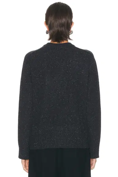 Loulou de Saison Baltra Saddle Sleeve Crewneck Sweater | Thumbnail 3 Loulou de Saison Baltra Saddle Sleeve Crewneck Sweater | Thumbnail 3