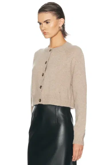 Loulou de Saison Heike Cropped Raglan Cardigan | Thumbnail 2 Loulou de Saison Heike Cropped Raglan Cardigan | Thumbnail 2