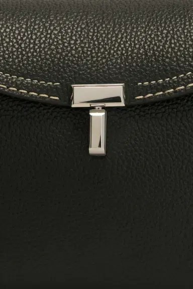 TOTEME T-Lock Grained Leather Clutch | Thumbnail 6 TOTEME T-Lock Grained Leather Clutch | Thumbnail 6