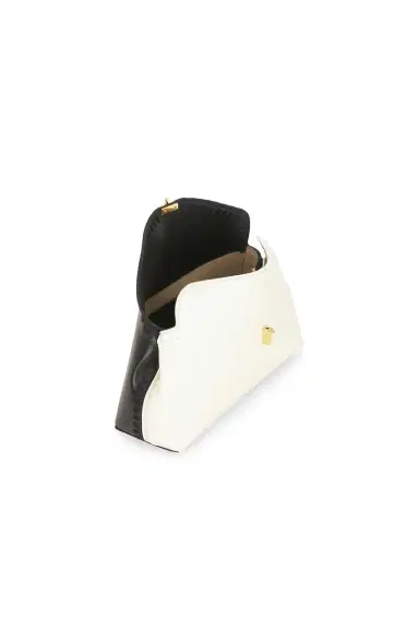 Toteme T-Lock Embroidered Leather Clutch | Thumbnail 4 Toteme T-Lock Embroidered Leather Clutch | Thumbnail 4