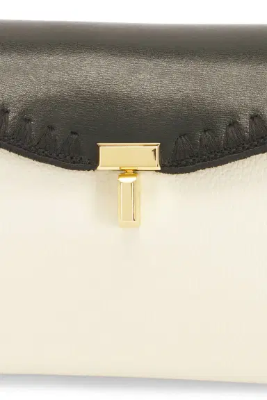 Toteme T-Lock Embroidered Leather Clutch | Thumbnail 6 Toteme T-Lock Embroidered Leather Clutch | Thumbnail 6