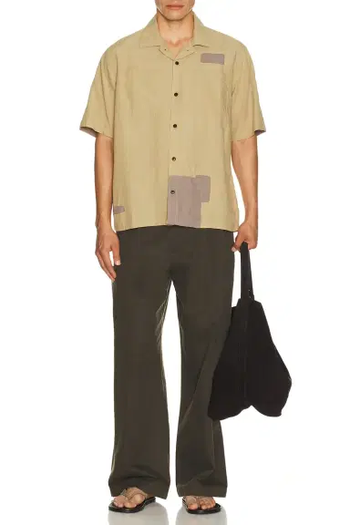 Corridor Patchwork Short Sleeve Shirt | Thumbnail 3 Corridor Patchwork Short Sleeve Shirt | Thumbnail 3