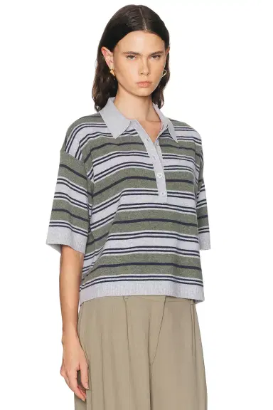 TWP Short Sleeve Polo Top | Thumbnail 2 TWP Short Sleeve Polo Top | Thumbnail 2