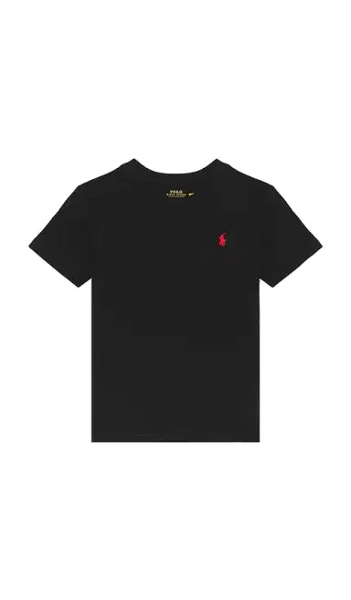 Polo Ralph Lauren Kids Short Sleeve Cotton Jersey Crewneck T-shirt | Thumbnail 1 Polo Ralph Lauren Kids Short Sleeve Cotton Jersey Crewneck T-shirt | Thumbnail 1