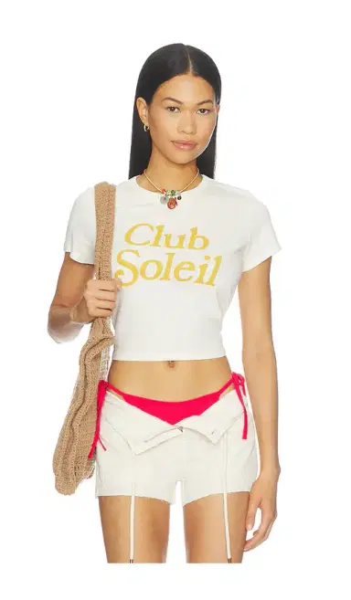 Sunny Somewhere Club Soleil Tiny Tee | Thumbnail 1 Sunny Somewhere Club Soleil Tiny Tee | Thumbnail 1