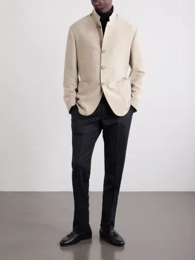 Canali Wool Blazer - Men | Thumbnail 2 Canali Wool Blazer - Men | Thumbnail 2