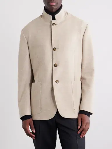 Canali Wool Blazer - Men | Thumbnail 3 Canali Wool Blazer - Men | Thumbnail 3