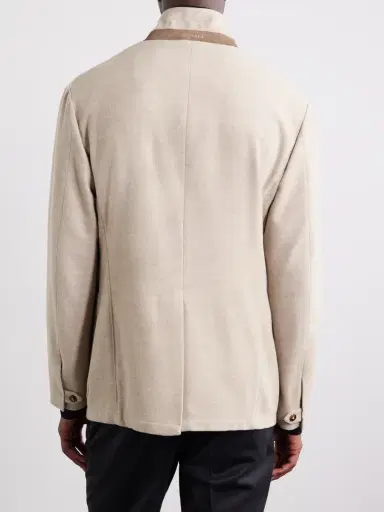 Canali Wool Blazer - Men | Thumbnail 4 Canali Wool Blazer - Men | Thumbnail 4