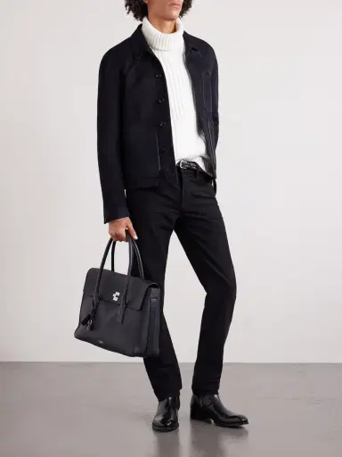 Tom Ford Elkan Burnished-Leather Chelsea Boots - Men | Thumbnail 2 Tom Ford Elkan Burnished-Leather Chelsea Boots - Men | Thumbnail 2