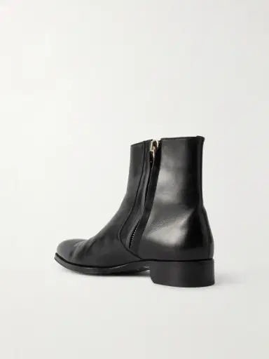 Tom Ford Elkan Burnished-Leather Chelsea Boots - Men | Thumbnail 4 Tom Ford Elkan Burnished-Leather Chelsea Boots - Men | Thumbnail 4