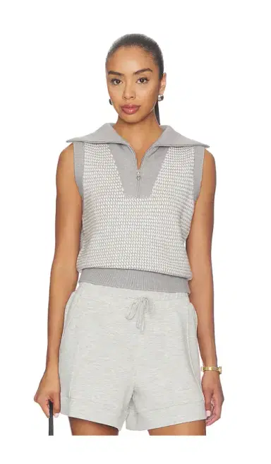Varley Peterson Half Zip Knit Top | Thumbnail 1 Varley Peterson Half Zip Knit Top | Thumbnail 1