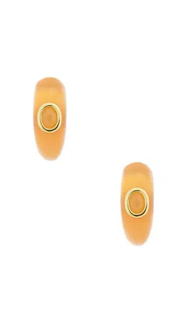 EDDIE BORGO Callie Hoop Earrings | Thumbnail 2 EDDIE BORGO Callie Hoop Earrings | Thumbnail 2