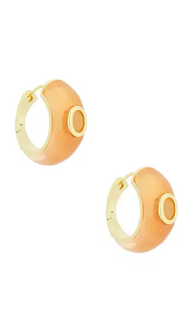 EDDIE BORGO Callie Hoop Earrings | Thumbnail 1 EDDIE BORGO Callie Hoop Earrings | Thumbnail 1