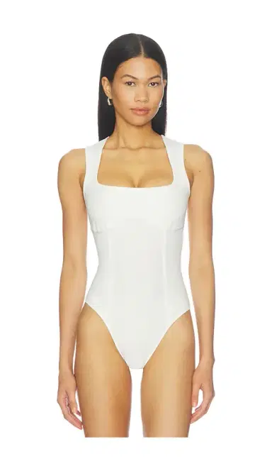 Fleur du Mal Organic Cotton Scoop Neck Bodysuit | Thumbnail 2 Fleur du Mal Organic Cotton Scoop Neck Bodysuit | Thumbnail 2