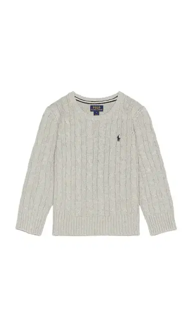 Polo Ralph Lauren Kids Long Sleeve Cotton Cable-knit Crewneck Sweater | Thumbnail 1 Polo Ralph Lauren Kids Long Sleeve Cotton Cable-knit Crewneck Sweater | Thumbnail 1