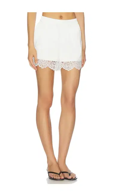 Generation Love Lana Lace Combo Hammered Satin Shorts | Thumbnail 2 Generation Love Lana Lace Combo Hammered Satin Shorts | Thumbnail 2