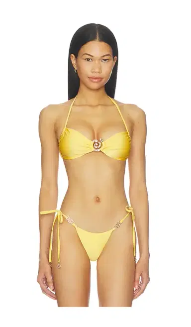 Runaway The Label Tiago Halter Ruched Bikini Top | Thumbnail 1 Runaway The Label Tiago Halter Ruched Bikini Top | Thumbnail 1