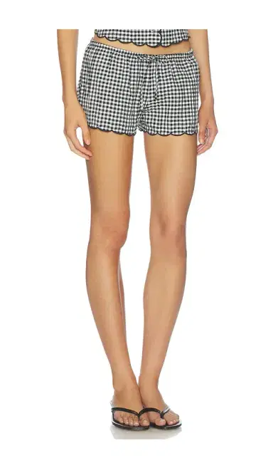 Montce Scalloped Low Rise Drawstring Short | Thumbnail 2 Montce Scalloped Low Rise Drawstring Short | Thumbnail 2